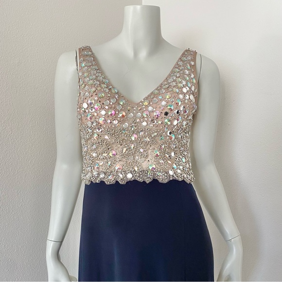 PROM Blondie Nites by Stacy Sklar Jewel Top Gown - Picture 2 of 7